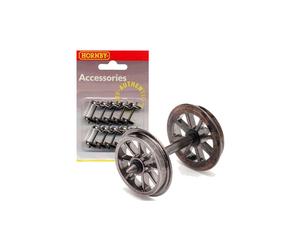 HORNBY R8098 Metal Spoked Wheel Sets Pack Of 10