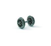 Hornby R8100 12.6mm Split Spoked Wheels - Spare Parts and Train Accessories for Hornby OO Gauge Model Railway Sets, Coupling and Modelling Tools - Spoked Wheels (Pack of 10), Scale 1:76