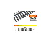 Hornby R8206 Power Track - R600 Section with Power Unit for Live Steam & 12V DC Systems (Product Code: R8206)