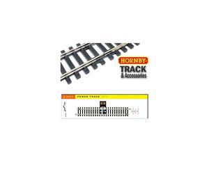 Hornby R8206 Power Track - R600 Section with Power Unit for Live Steam & 12V DC Systems (Product Code: R8206)