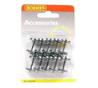 Hornby R8218 14.1mm OO Gauge Solid Disc Wheels (10Pack)