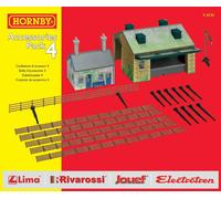 Hornby R8230 00 Gauge Building Extension Pack 4 - hornby pack r8230 4 gauge 00 building extension accessories