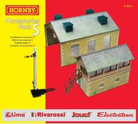Hornby R8231 Building Extension Pack 5 Accessories Track Model Railway 00 Gauge