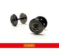 Hornby R8234 14.1mm Disc Wheels - 4 hole - Spare Parts and Train Accessories for Hornby OO Gauge Model Railway Sets, Coupling and Modelling Tools - Disc Wheels (Pack of 10), Scale 1:76