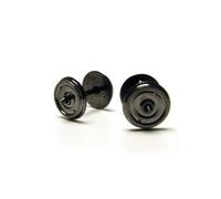 Hornby R8264 14.1mm Coach Wheels - 2 hole - Spare Parts and Train Accessories for Hornby OO Gauge Model Railway Sets, Coupling and Modelling Tools - Coach Wheels (Pack of 10), Scale 1:76