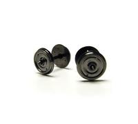 Hornby R8264 14.1mm Coach Wheels - 2 hole - Spare Parts and Train Accessories for Hornby OO Gauge Model Railway Sets, Coupling and Modelling Tools - Coach Wheels (Pack of 10), Scale 1:76