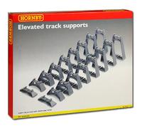 Hornby R909 OO Gauge Elevated Track Support Set, Model Train Accessories for Adding Scenery, Dioramas, Woodland, Buildings and More to 00 Gauge Model Railway - 1:76 Scale, Grey