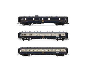 Hornby Rivarossi HR4391 CIWL, 3-unit pack Edelweiss Pullman Express, set 2/2 (DD3, VPC Fleche d'Or + VP Étoile du Nord), ep. II Passenger Coaches