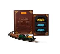 Hornby Steam Train - R30233 L&MR, No. 58, ‘Tiger’ Train Pack - Era 1 00 Gauge Locomotives, Engine Models for Adults - 1:76 Scale Model Gift