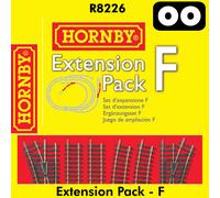 Hornby Track EXTENSION PACK F 1:76 scale OO Gauge layout Nickel Silver R8226