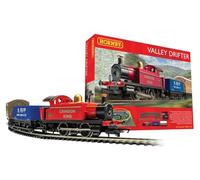 Hornby Train Set R1270M Valley Drifter | Analogue OO Gauge Model Railway, Includes: 1x 0-4-0 Steam Locomotive, Open Wagon, 4 wheel Coach & Track