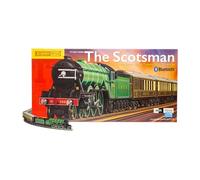 Hornby Train Set - The Scotsman Digital TT Gauge Model Railways Set, Sound Fitted Starter Electric Model Train Kits with App Control - Steam Engine Model Building Kits, 1:120 Scale Model Train Gifts