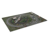 Hornby TrakMat R8217 Model Railway OO Gauge Track Mat, Model Train Accessories for Adding Scenery, Dioramas, Woodland, Buildings and More, Model Making Kits - Large Paper 1800 x1200mm Base