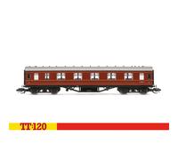 TT:120 Hornby Coach Car - TT4032 BR 57' Corridor First, M1040M - Era 5 Train Toy, TT Gauge Carriage for Train Set, Rolling Stock Models for Adults - 1:120 Scale Model Gift