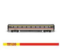 TT120 Hornby Coach Car - TT4029 BR Intercity, Mk3 Tourist First, 41099 - Era 8 Train Toy, TT Gauge Carriage for Train Set, Rolling Stock Models for Adults - 1:120 Scale Model Gift