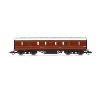 TT:120 Hornby Coach Car - TT4010 LMS 50’ Passenger Brake, 31236 - Era 3 Train Toy, TT Gauge Carriage for Train Set, Rolling Stock Models for Adults - 1:120 Scale Model Gift