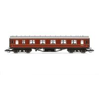 TT:120 Hornby Coach Car - TT4032 BR 57' Corridor First, M1040M - Era 5 Train Toy, TT Gauge Carriage for Train Set, Rolling Stock Models for Adults - 1:120 Scale Model Gift