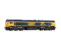Hornby TT:120 Diesel Train - TT3016M GBRf, Class 66, Co-Co, 66714 'Cromer Lifeboat' - Era 11 TT Gauge Locomotives for Train Set, Engine Models for Adults - 1:120 Scale Model Gift
