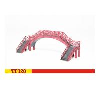 TT120 Hornby TT9001 Footbridge Model Railway TT Gauge Building, Model Train Accessories for Adding Scenery, Dioramas, Woodland, Buildings and More, Diorama Making Kits - 1/120 Scale Accessory