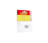 Hornby TT:120 Model Railway TT8035 DCC Track Turnout Clip Track Pieces Extra Track accessories for Model Railway Sets, Model Train Track Pieces 1:120 Scale, Black