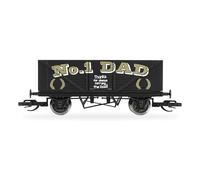 Hornby TT:120 No.1 Dad Father's Day Open Wagon, Satin Black, 1:120 Scale, Ages 14+ Model Railway Rolling Stock