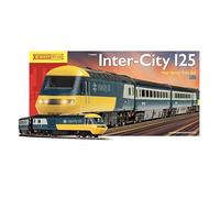 Hornby TT:120 TT1004M InterCity 125 High Speed TT Gauge Model Train Set | Analogue Starter Electric Train Kit with Class 43 HST Power Car, Dummy Car & 2 Mk3 Coaches, Compact 1:120 Scale, Ages 14+