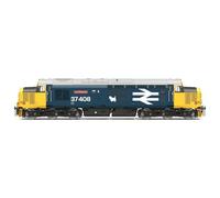 Hornby TT:120 TT3035M BR - Class 37-37408 'Loch Rannoch' Diesel Locomotive Era 8 Model Train