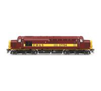 Hornby TT:120 TT3037M EWS - Class 37-37704 Diesel Locomotive Era 9 Model Train, Maroon, Yellow