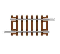 Hornby TT8011 TT Gauge Quarter Straight Track - Extra Track Pieces for Model Railway Sets, Toy Train Track Pieces, Includes: 1x 41.5mm Quarter Straight - Hobbies for Men - Scale 1:120
