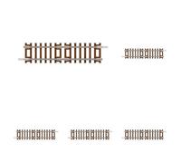 Hornby - TT:120 TT8012 TT Gauge Half Straight Track - Extra Pieces for Model Railway Sets, Toy Train Parts, Includes: 1x 83mm Half Straight Track - Hobbies for Men - Scale 1:120 (Pack of 5)