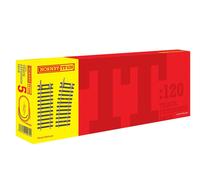 Hornby TT8034 TT Gauge Track Pack 5 - Extra Track Pieces for Model Railway Sets, Toy Train Track Pieces, Includes: 1 x TT8008, 5 x TT8003, 1 x TT8010 - Hobbies for Men - Scale 1:120