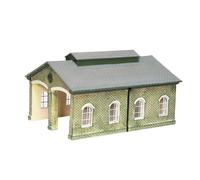 TT:120 Hornby TT9006 TT Gauge Engine Shed - Extra Track Pieces for Model Railway Sets, Toy Train Track Pieces, Model TT Shed Piece - Hobbies for Men - Scale 1:120