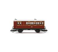 Hornby TT TT4057 LB&SCR 4 Wheel Coach 3rd Class Brake, Red