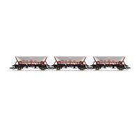 Hornby TT Gauge Triple Pack TT6037 HAA MGR Railfreight Hoppers Silver