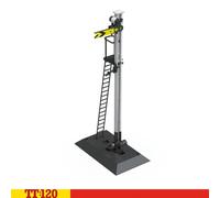 Hornby TT120 TT8046 TT Gauge Distant Signal - Extra Track Pieces for Model Railway Sets, Toy Train Track Pieces, Model TT Signal Piece - Hobbies for Men - Scale 1:120
