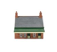 Hornby TT TT9022 Station Waiting Room - Red Brick Collection, Railway - Accessories - Resin Building, for ages +14 Years