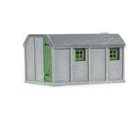 Hornby TT TT9025 Concrete Platelayers Hut, Railway - Accessories - Resin Building, for ages +14 Years