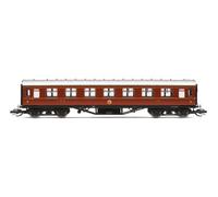 TT:120 Hornby Coach Car - TT4008 LMS 57' Corridor Third, 1716 - Era 3 Train Toy, TT Gauge Carriage for Train Set, Rolling Stock Models for Adults - 1:120 Scale Model Gift
