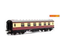 TT:120 Hornby Coach Car - TT4036 BR 57' Corridor First, M1063M - Era 4 Train Toy, TT Gauge Carriage for Train Set, Rolling Stock Models for Adults - 1:120 Scale Model Gift