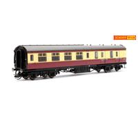 Hornby Model Railway Coach TT4038 – BR 57' Brake Third M5769M, Era 4, TT:120, Red/Cream