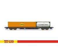 Hornby TT6031 - Touax KFA Container Wagon with 1x20 & 1x40 Containers