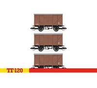 Hornby TT6044 - BR - Vent Van - Triple Pack