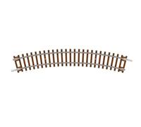Hornby TT8003 TT Gauge Curve - 1st Radius 30° - Extra Track Pieces for Model Railway Sets, Toy Train Track Pieces, Includes: 1x 267mm 1st Radius Curve - Hobbies for Men - Scale 1:120