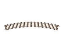 Hornby TT8006 TT Gauge Curve - 4th Radius 30° - Extra Track Pieces for Model Railway Sets, Toy Train Track Pieces, Includes: 1x 396mm 4th Radius Curve - Hobbies for Men - Scale 1:120