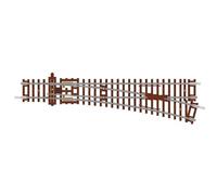 Hornby TT8009 TT:120 Right Hand Point, Track Accessory, Brown | Hornby TT Gauge 166mm 15°, Extra Track Pieces for Model Railway Sets, Toy Train Pieces