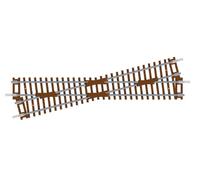Hornby TT8018 TT Gauge Diamond Crossing Right Hand - Extra Track Pieces for Model Railway Sets, Toy Train Track Pieces, Includes: 1x 166mm Diamond Crossing Right - Hobbies for Men - Scale 1:120