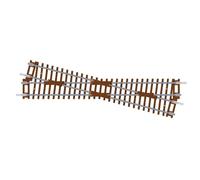 Hornby TT8019 TT Gauge Diamond Crossing Left Hand - Extra Track Pieces for Model Railway Sets, Toy Train Track Pieces, Includes: 1x 166mm Diamond Crossing Left - Hobbies for Men - Scale 1:120