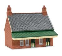 Hornby Railway Accessory Station Waiting Room TT9022 TT:120 Red Brick Collection Resin Building