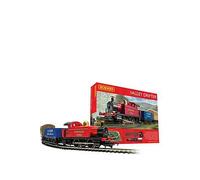 Hornby - R1270M Valley Drifter Train Set - Analogue OO Gauge Model Railway, Includes: 1x 0-4-0 Steam Locomotive, Open Wagon, 4 wheel Coach & Track - Starter Electric Model Train Sets - 1:76 Scale