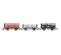 Hornby R60116 Triple Wagon Pack, Houghton Main, Thos. Lebon and Sons and Settle Speakman - Era 3 Railway - Rolling Stock Wagons and Wagon Packs